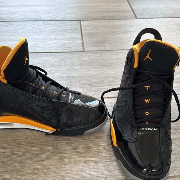 yellow and black jordans men